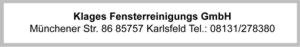 Klages Fensterreinigungs GmbH